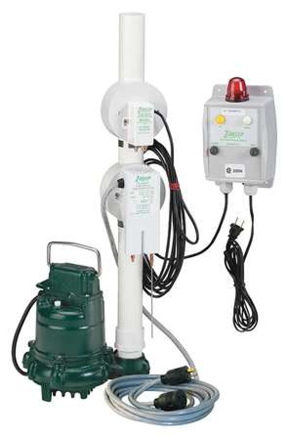 ZOELLER 9400005 3/10 HP 11/2" Elevator Sump Pump with Oil Sensor 115V