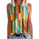 thumbnail image 1 of Verano Tops Camisetas sin mangas de cuello redondo de verano a la moda para mujer, camisetas sin mangas ligeras estampadas, camiseta sin mangas gráfica holgada Sexy (Yellow, M), 1 of 4