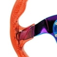 thumbnail image 3 of Universal D Shaped 13'' Auto Acrylic Steering Wheel Modification Accessories Orange, 3 of 8