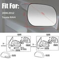 thumbnail image 6 of Right Side Heated Mirror Glass w/Backing Plate Fit for 06-12 Toyota RAV4, 6 of 11