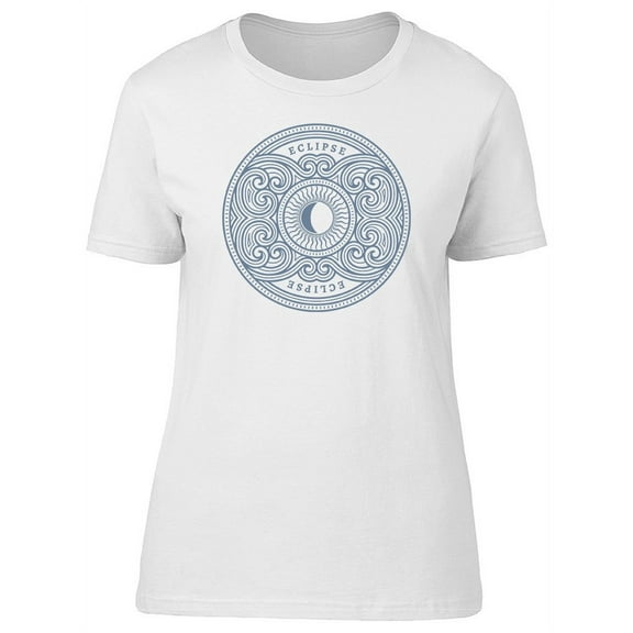 Eclipse, Cool Abstract Geometry T-Shirt Women -Image by Shutterstock, Female Medium