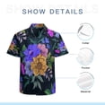 thumbnail image 7 of High Quality Hawaiian Shirts for Men Short Sleeve Aloha Beach Shirt Floral Summer Casual Button Down Shirts Blouses EBOZTJ, 7 of 7