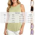 thumbnail image 6 of yillto Womens Athletic Tank Racerback Sleeveless Lightweight Loose Summer Running Yoga Tee Shirts, 6 of 6