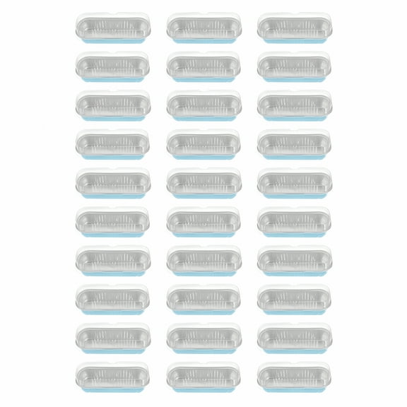 ACDANC 30Pcs Mini Loaf Pans with Lids Mini Loaf Baking Pans Thicken Rectangular Foil Baking Pan