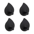 thumbnail image 2 of Ganchos de pared adhesivos Macarena para toallas de acero inoxidable resistentes negro, 2 of 8