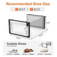 thumbnail image 3 of JakMean 15 Pack XX-Large Shoe Boxes, Stackable Shoe Storage Boxes, Fit up to US Size 12 Waterproof Shoe Organizers Boxes, 3 of 11