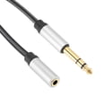 thumbnail image 1 of Cable De Audio Estable De Aleación De Aluminio 3,5 Hembra A 6,5 ​​macho, Cable De Extensión De Auriculares Profesional, Para DVD Para Amplificador De Potencia, 1 of 8