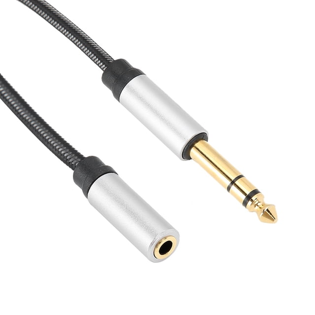 Cable De Audio Estable De Aleación De Aluminio 3,5 Hembra A 6,5 macho, Cable De Extensión De Auriculares Profesional, Para DVD Para Amplificador De Potencia