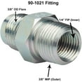 thumbnail image 2 of Dormont Gas Flare Fitting 90-1022R-3/8 MIP Adapter - 3/8 Inch - Zinc Plated, 2 of 2