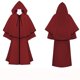 thumbnail image 4 of Capa de mujer unisex, túnica de monje medieval, túnica de cosplay, chal, disfraz de escenario, capa grande, capa para mujer, 4 of 6