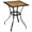 Brown#6, variant on Patio Furniture Sets Outsunny Adirondack Side Table, Square Patio End Table, Weather Resistant 15" Outdoor HDPE Table for Porch, Pool, Balcony, Blue,Outdoor Furniture Sets