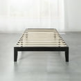 thumbnail image 5 of Mellow Naturalista Classic 12" Solid Wood Platform Bed with Wooden Slats, Black, Twin XL, 5 of 11