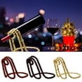 thumbnail image 2 of Ohufall Artificial Wooden Bead Chain Floating Wine Bottle Rack Bar Home Decoration Wine Rack with storage home and kitchen kitchen decor and accessories, 2 of 2