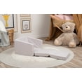 thumbnail image 5 of Delsit Kids Couch for Toddlers - 2 in 1 Convertible Foam Armchair to Lounger, Comfy Flip Out Lounge Chair, Sofa for Children, Made in Europe, 5 of 5