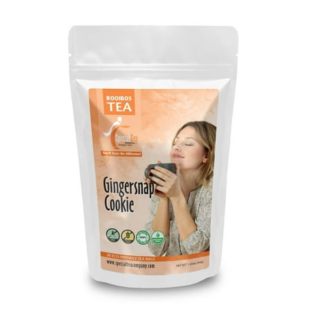 Special Tea Gingersnap Cookie Rooibos Tea 20 Tea Bags