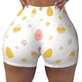 thumbnail image 2 of Rateoe Funny Chicken Printed Power Workout Shorts for Women Tummy Control Squat Proof Ribbed Thick Seamless Scrunch Active Short-Medium, 2 of 8