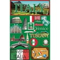thumbnail image 1 of Jet Setters International Dimensional Stickers 4.5"X6.75" Italy Jsti 059, 1 of 2