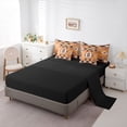 thumbnail image 5 of Homewish Rustic Western Aztec 7-Piece Twin Bedding Sets,Ancient Boho Tribal Bedding Comforter Set,Brown Beige Black Sheet Sets For Men Women,Breathable Home Decor Reversible, 5 of 8