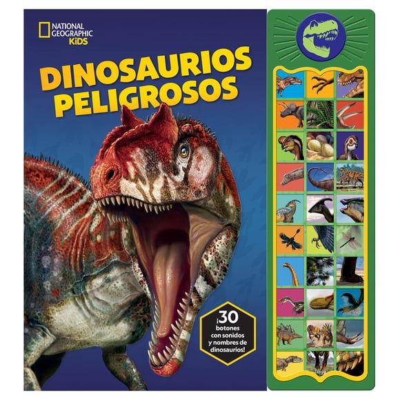 National Geographic Dinosaurios Peligrosos PIKIDS Tapa dura 1ra edicion