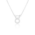 thumbnail image 4 of Constellation Theme Friendship Necklace Creative Comfortable Ins Exquisite Durable Rust-proof Lightweight Fashion Accessory Taurus Silver, 4 of 7