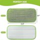 thumbnail image 2 of 2 Pack Reusable Mop Pads Refill for Wet Jet - Washable Microfiber Replacement Mopping Pads for Floor, 2 of 5
