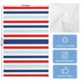 thumbnail image 5 of Blue Red Striped Kitchen Towels Set of 4, Water Absorbent Dish Towel, Farmhouse Stripes Simple Art Decorative Hand Towels - Quick Drying Cloth for Cooking Baking, 18x28 Inch, 5 of 8