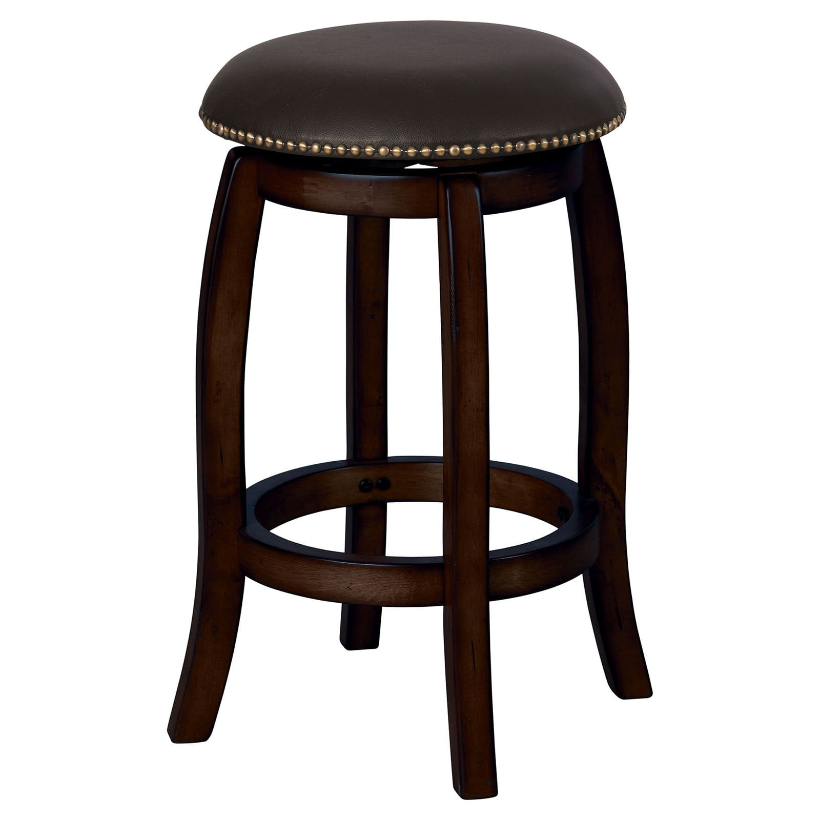 Acme Furniture Chelsea Curved Leg Swivel Counter Height Stool - Walmart.com