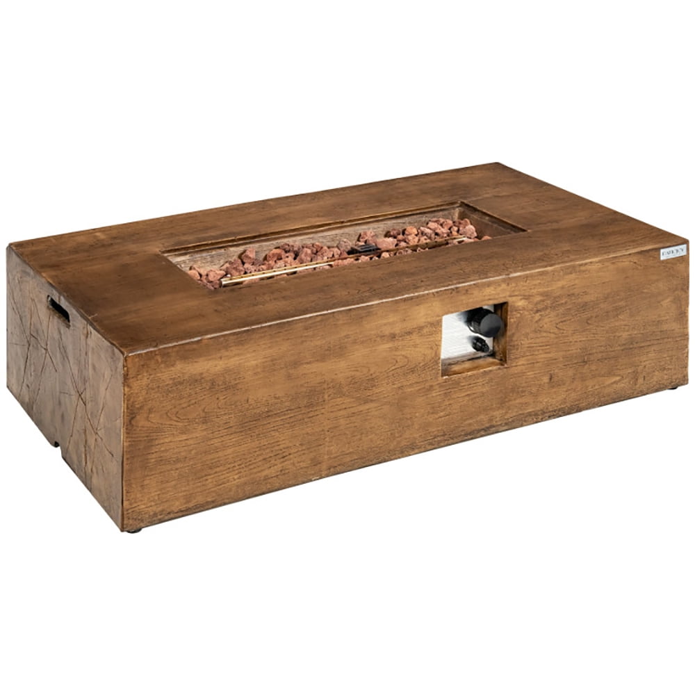 GVN 48 x 27 Inch Outdoor Gas Fire Pit Table 50 000 BTU with Lava Rocks and Cover, Outdoor Fire Pit for Outdoor, Outside Patio Deck and Garden GVN 48 x 27 Inch Outdoor Gas Fire Pit Table 50 000 BTU with Lava Rocks and Cover, Outdoor Fire Pit for Outdoor, Outside Patio Deck and Garden