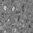thumbnail image 1 of Ahgly Company Machine Washable Indoor Square Transitional Grey Gray Area Rugs, 6' Square, 1 of 7
