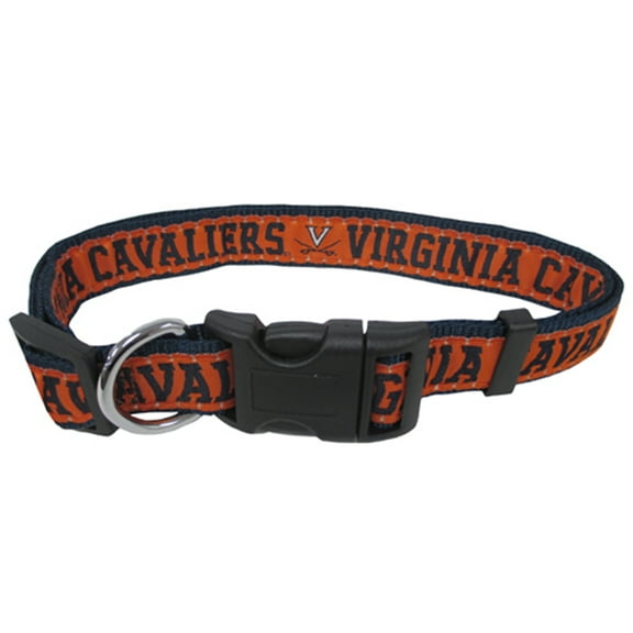 Pets First College Virginia Cavaliers Pet Collar, 3 Sizes Available, Sports Fan Dog Collar - Medium