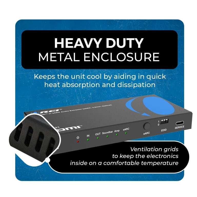 OREI 8K HDMI™ Audio Extractor BK-929U 8K HDMI™ Audio Extractor (eARC Output)-BK-929 – OREI.COM