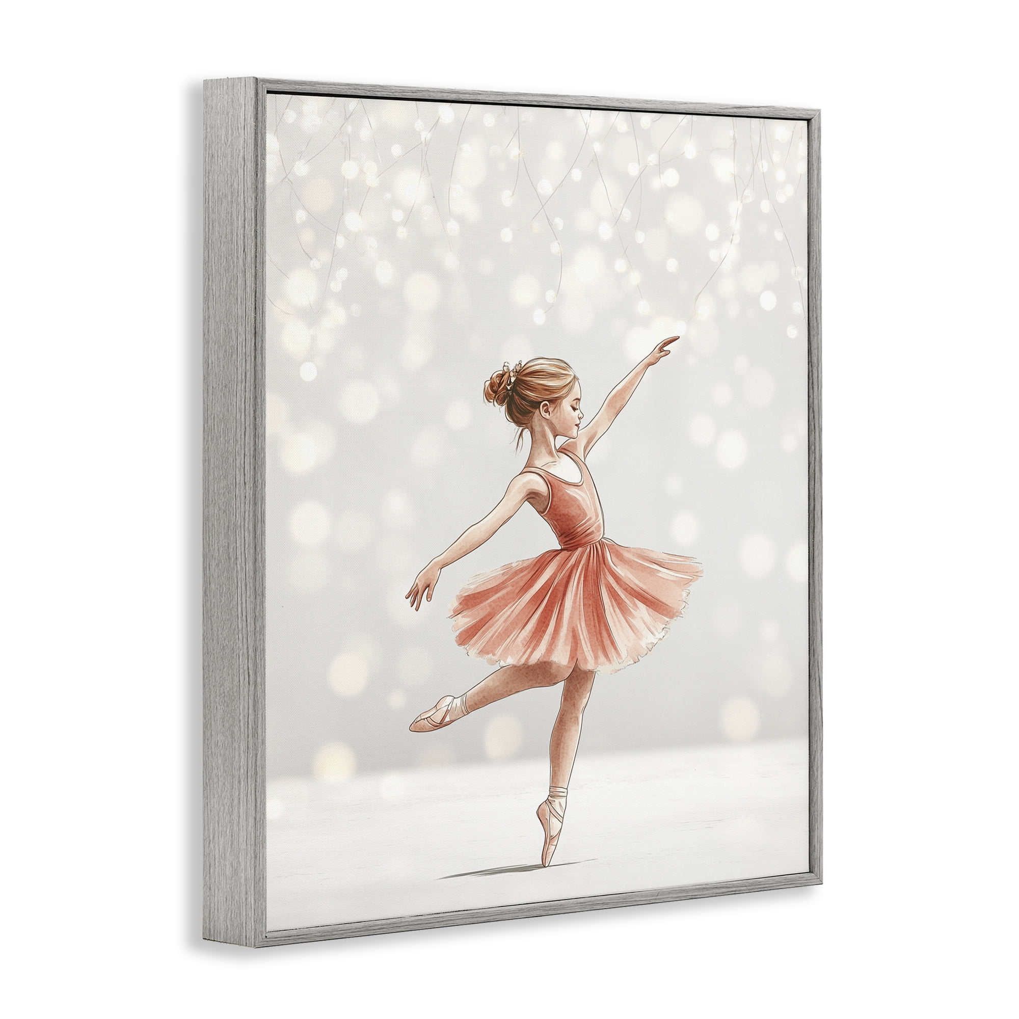 Stupell Industries Dancing In The Light Gray Framed Giclee Art, design by Christine Simpson Art