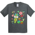 thumbnail image 3 of Inktastic Holiday Nutcracker and Candy for Christmas Youth T-Shirt, 3 of 5