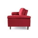 thumbnail image 5 of Sofá Cama De Lino Rojo Modelo Mandela, 5 of 8
