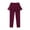 Wine Red, variant on Uccdo Girls Winter Warm Fleece Lined Leggings Kids Thicken Skirt Tights Stretch Pants For Teenage/Little Girls 3-11Y