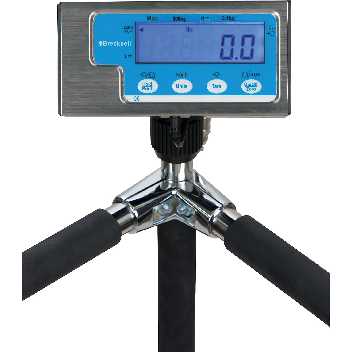 Brecknell MS140-300, Portable Medical Electronic Handrail Scale, 660 lb x 0.2 lb