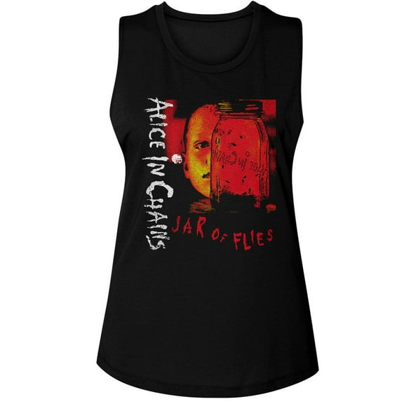 Alice In Chains Jar Of Flies Black Women's Muscle Tank T-Shirt