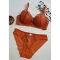thumbnail image 1 of Ropa interior push-up de pecho pequeño para mujer, conjunto de sujetador sexy de encaje anticaída con colector de pecho, sujetador superior grande que revela el pecho, 1 of 6