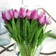 thumbnail image 4 of Christmas decorations Artificial Plants Indoor PU Imitation Flower Home Decoration Flower Wedding Artificial Flower 10PC, 4 of 5
