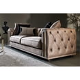 thumbnail image 7 of Enza Home Sirona Contemporary Wood & Fabric Sofa in Dark Taupe Brown, 7 of 7
