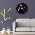 thumbnail image 1 of Fiudx Ofertas del día Reloj de pared con diseño de piedra acrílica para decoración de sala de estar, 1 of 7