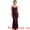 Magenta, variant on DARING DIVA Women's Lace Maxi Dress for Business Casual Formal Occasions XS Burgundy