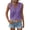 Purple, variant on Admvng Womens Tank Top Crochet Lace Trim V Neck Sleeveless Eyelet Blouse Casual Summer Boho Camisole