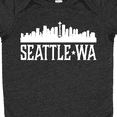 thumbnail image 4 of Inktastic Seattle Washington Skyline Wa Cities Boys or Girls Baby Bodysuit, 4 of 5