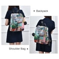 thumbnail image 4 of FORMRS Women's Travel Backpack Purse Anti-Theft Hidden Pockets Casual Shoulder Bag, Pink Door, 4 of 7