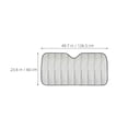 thumbnail image 2 of unbranded Protector De Parabrisas Para Auto Con Protección Uv De Aluminio Para Interior, 2 of 8