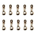 thumbnail image 2 of 10 unidades de tiradores de cremallera de nailon n. degree 3 para reparación y costura de bolsas de ropa y maletas. Oro, 2 of 6