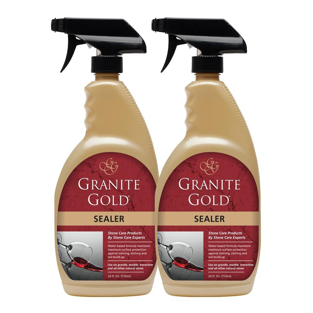 Granite Gold Sealer Spray Water-Based Sealing to Preserve and Protect  Granite, Marble, Travertine, Natural Stone Countertops - Made in the USA,  24 Ounce - Walmart.com