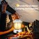 thumbnail image 5 of Lámpara LED de ambiente para acampar Carga USB Retro con mango para equipo al aire libre Ehuebsd Para estrenar, 5 of 8