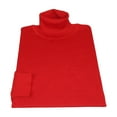 thumbnail image 4 of Men PRINCELY Turtle neck Sweater From Turkey Merino Wool 1011-80 Christmas Red, 4 of 6